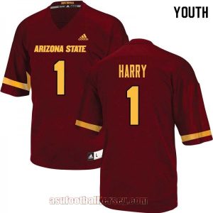 discount coupon Youth Arizona State Sun Devils N'Keal Harry #1 Maroon Embroidery Jersey 902550-495
